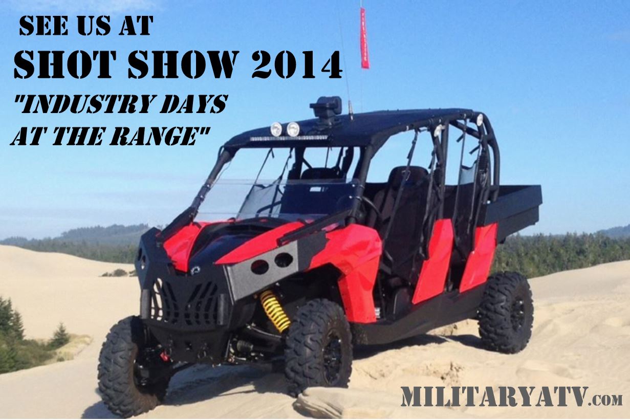 MilitaryAtv.com to support Industry Days at the Range during 2014 SHOT Show